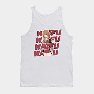 WAIFU SAD JAPANESE ANIME AESTHETIC Tank Top